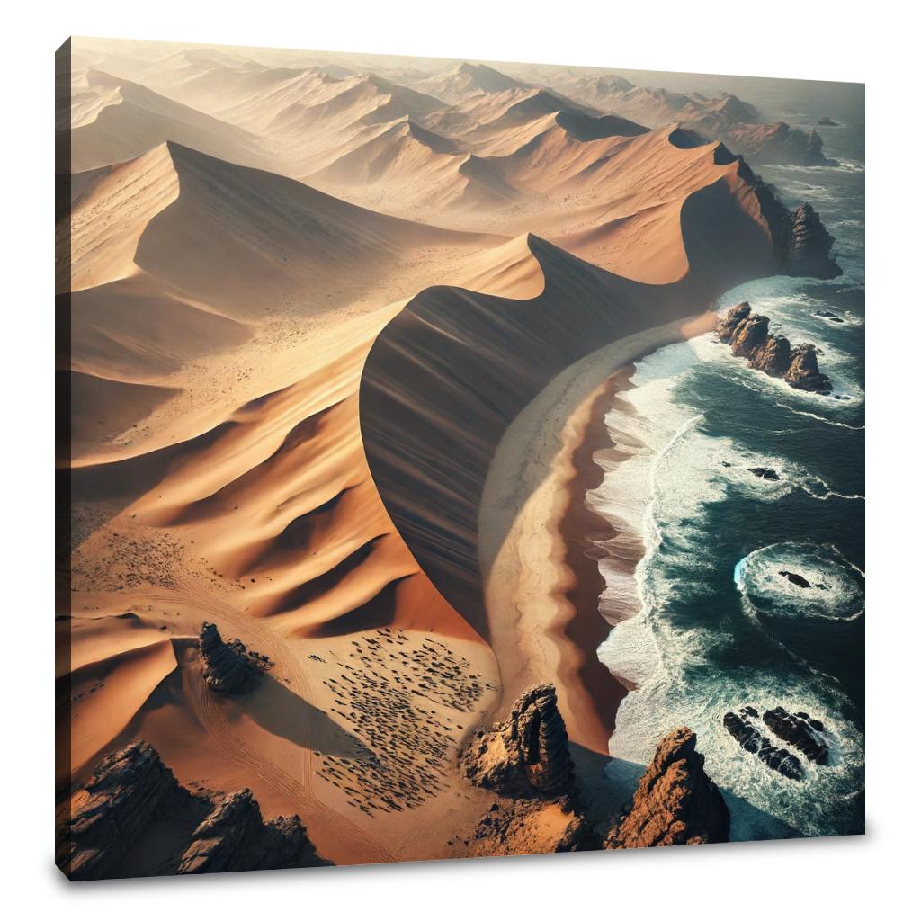 Desert Meets Ocean Canvas
