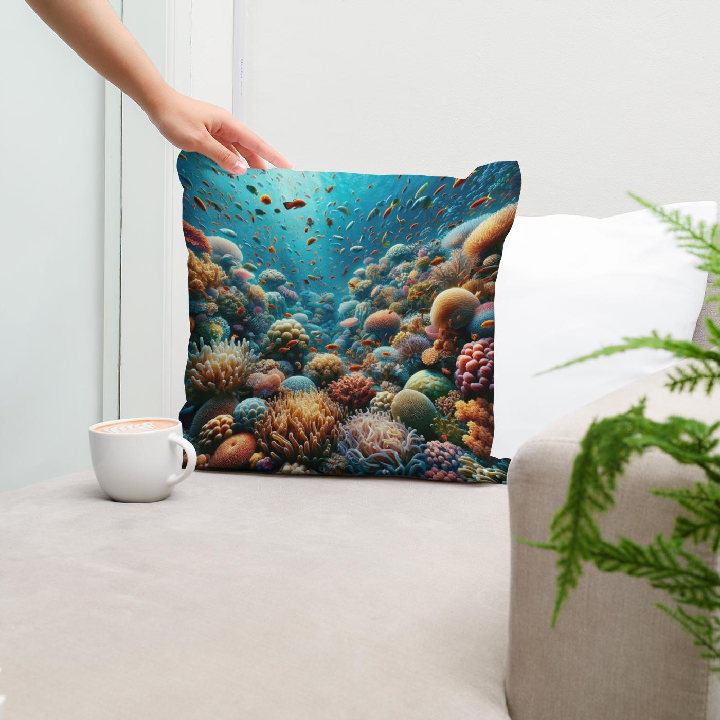 Reef Splendour Cotton Cushion