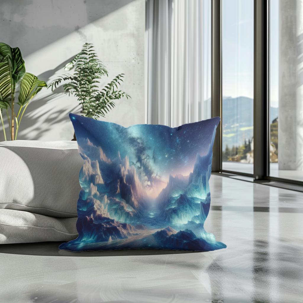 Starry Glacier Cotton Cushion