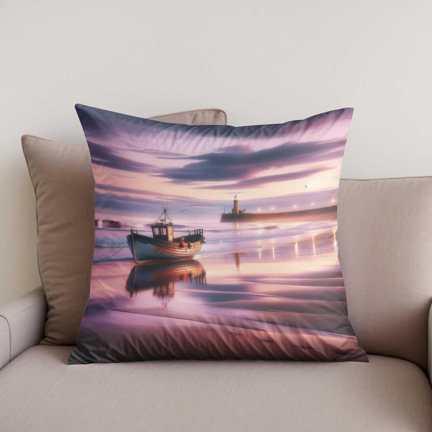 Newcastle Dusk Serenity Cotton Cushion