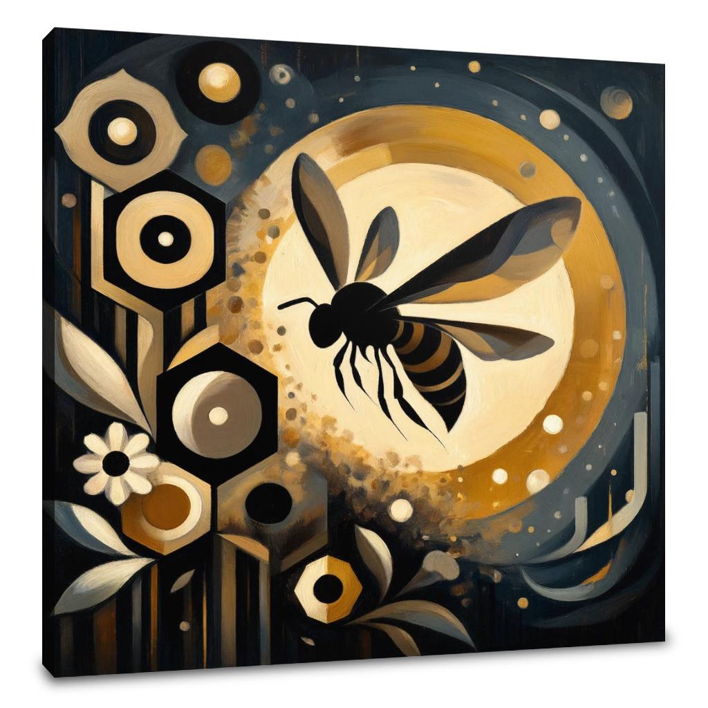 Epochs of Nectar Bee Canvas