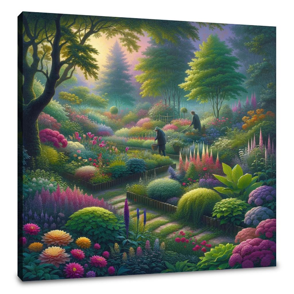 Dawn Garden Canvas