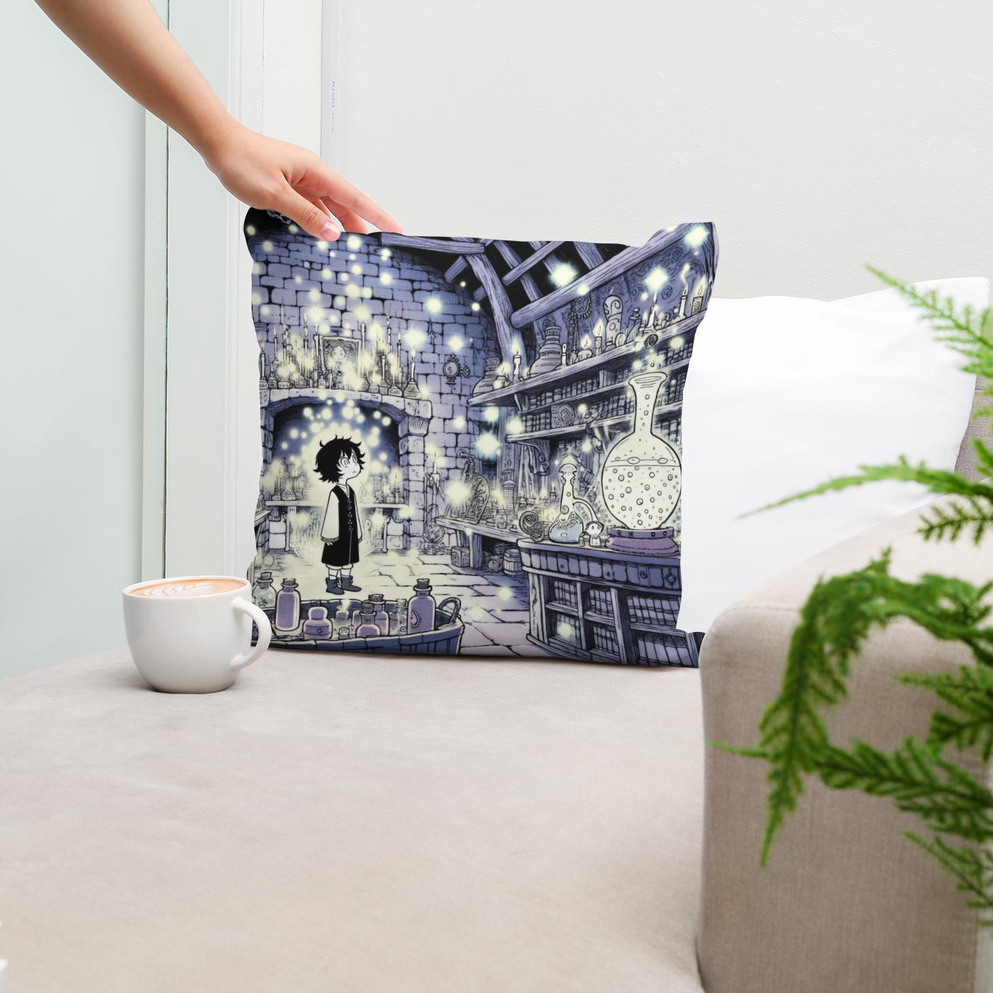 Alchemist's Enigma Cotton Cushion