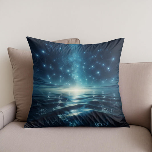 Nautical Starlight Cotton Cushion