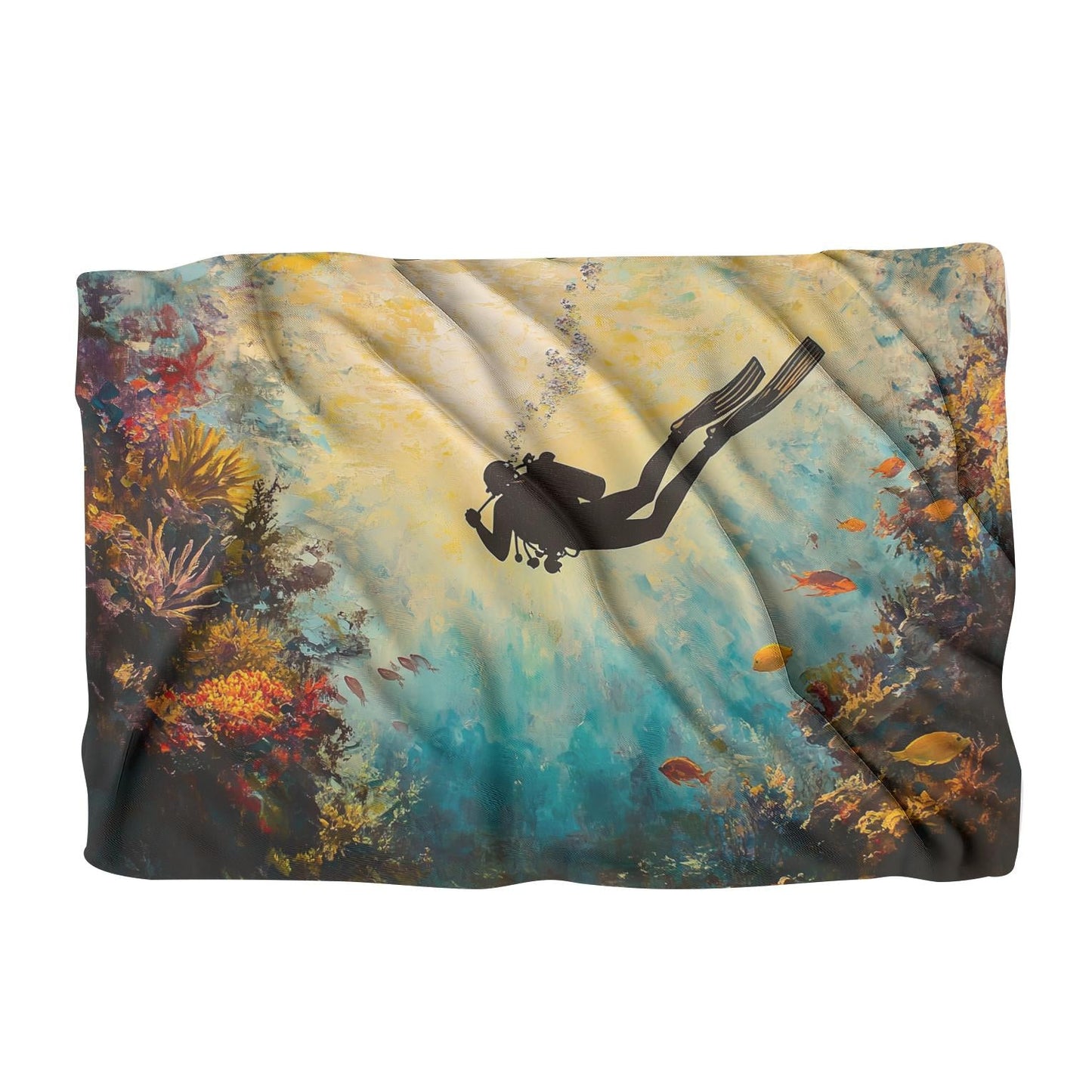 Sunrise Diver Blanket