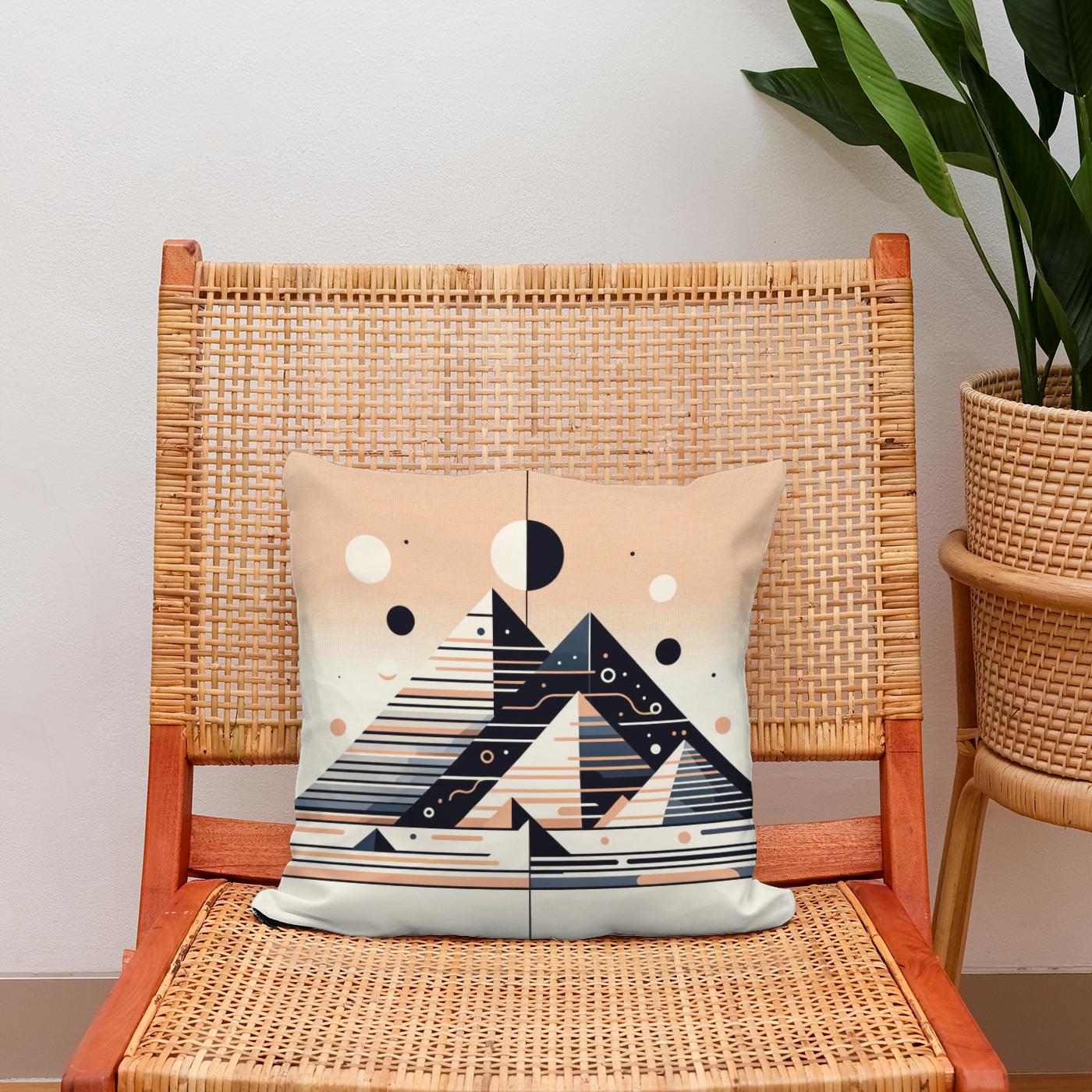 Serenity of Ancient Sands Cotton Cushion