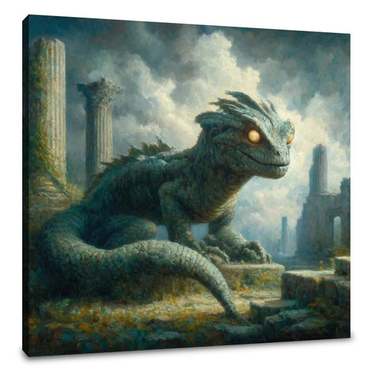 Forgotten Basilisk Ruins Canvas