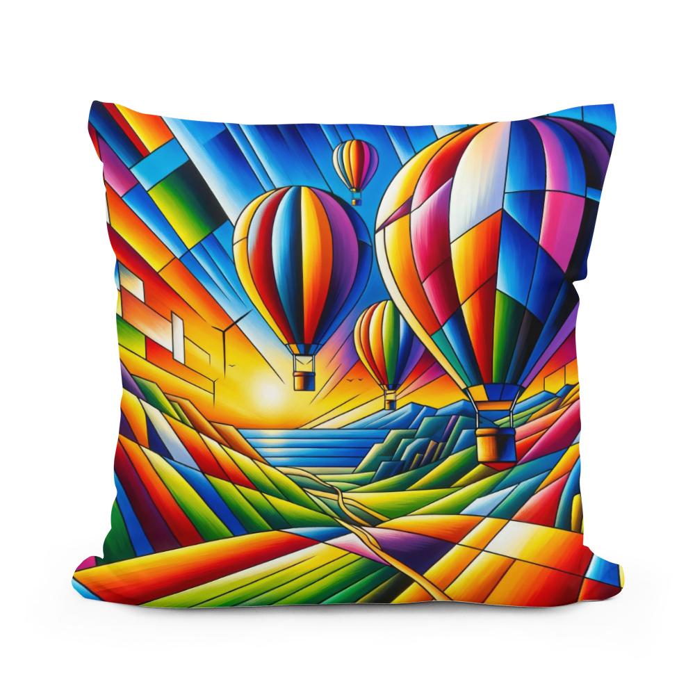 Cubist Odyssey Cotton Cushion
