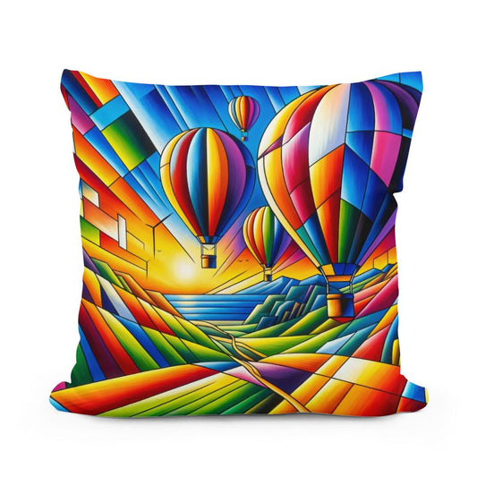 Cubist Odyssey Cotton Cushion