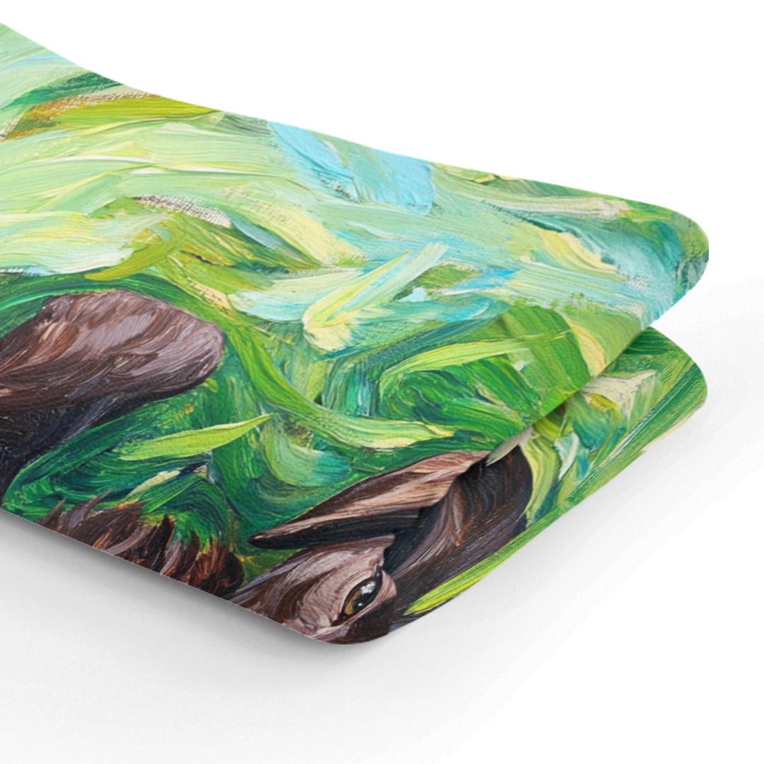 Labrador in Joyful Blanket