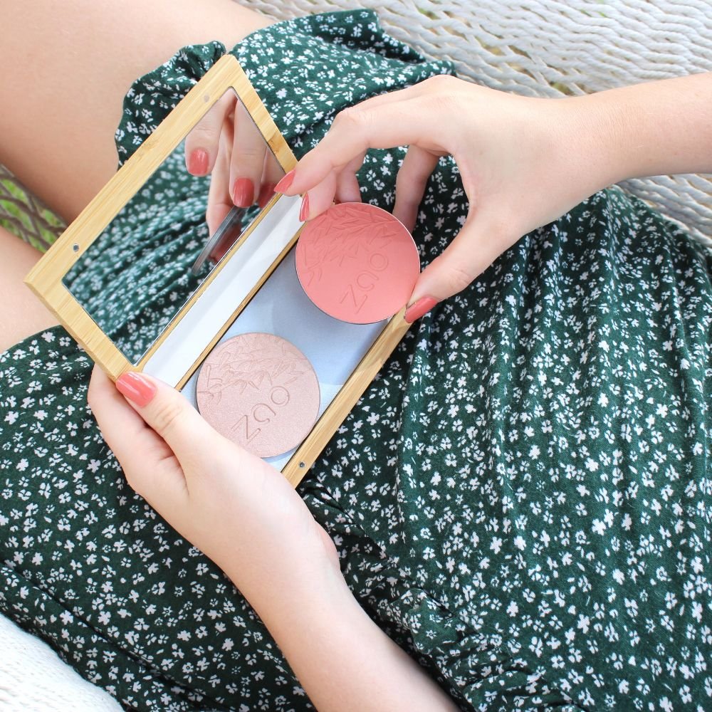 Zao Bamboo Box Medium | Empty Refillable Makeup Palette Case
