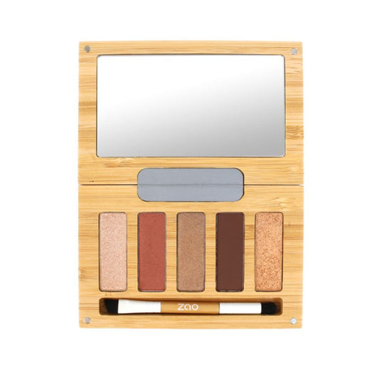 Zao Spicy Chic Palette – Refillable Bamboo Eyeshadow Palette