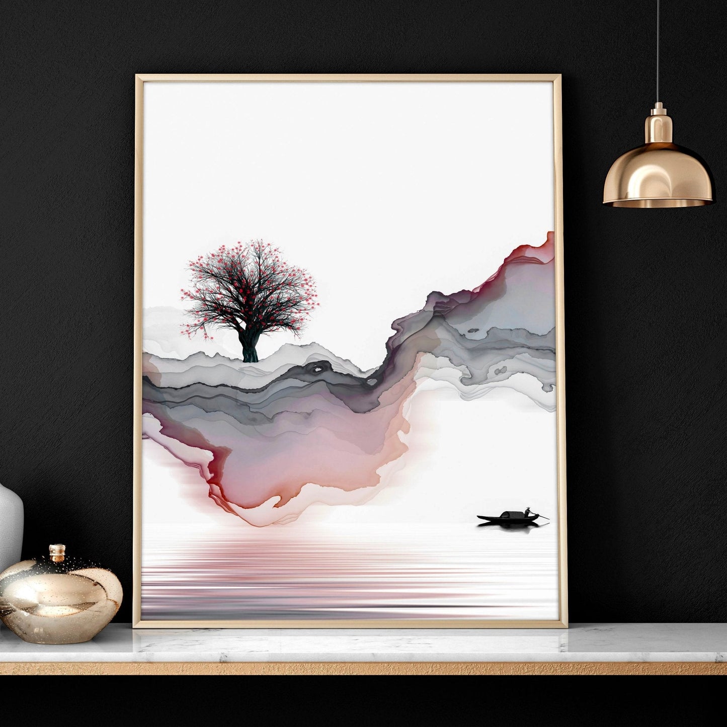 Zen Themed Room decor | set of 3 wall art prints