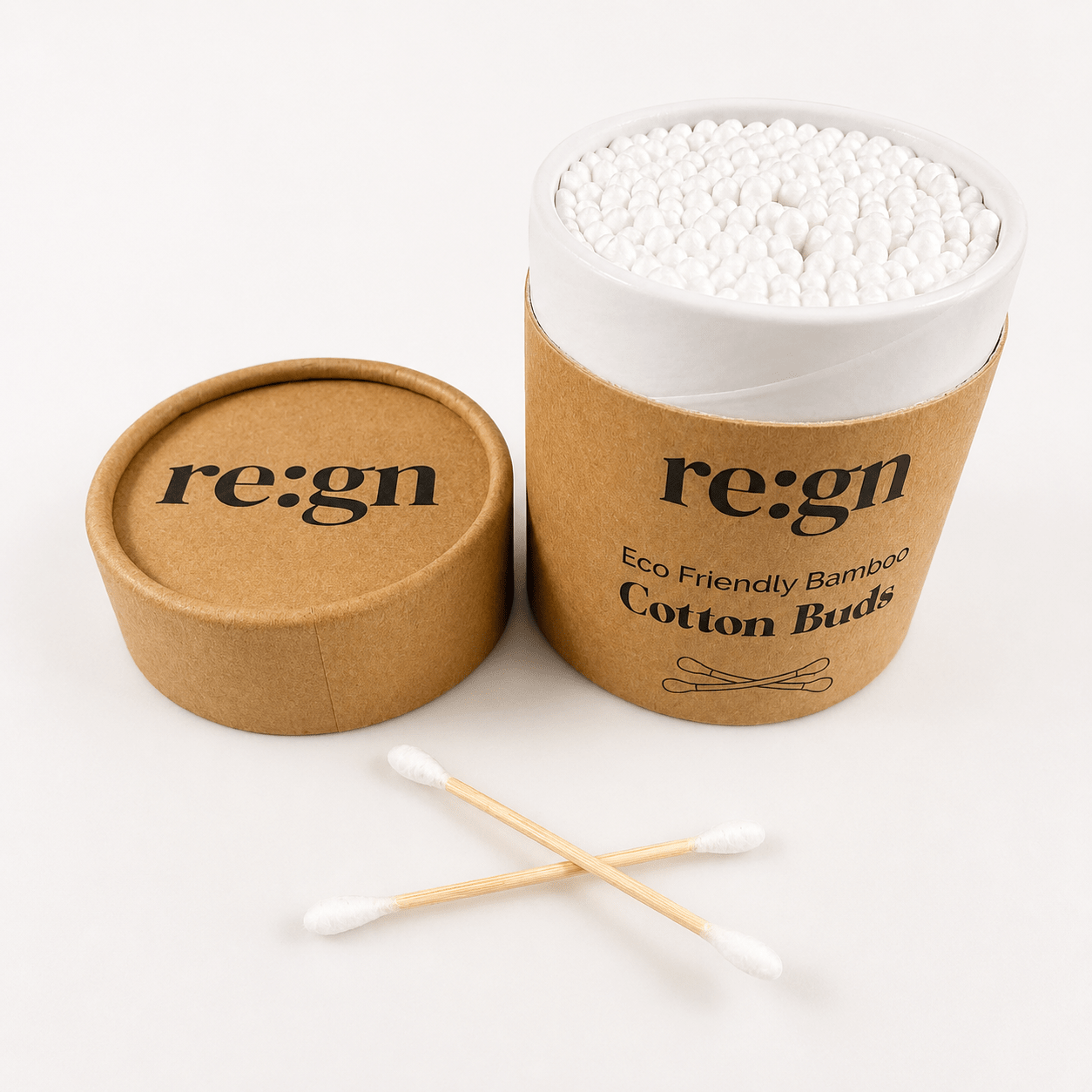 re:gn Bamboo Cotton Buds – Pack of 200
