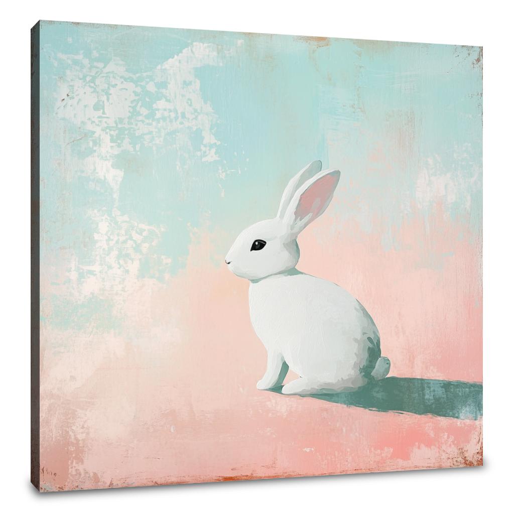 White Rabbit Serenity Canvas