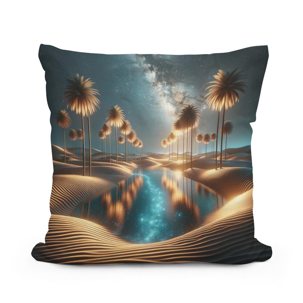 Starlight Oasis Cotton Cushion