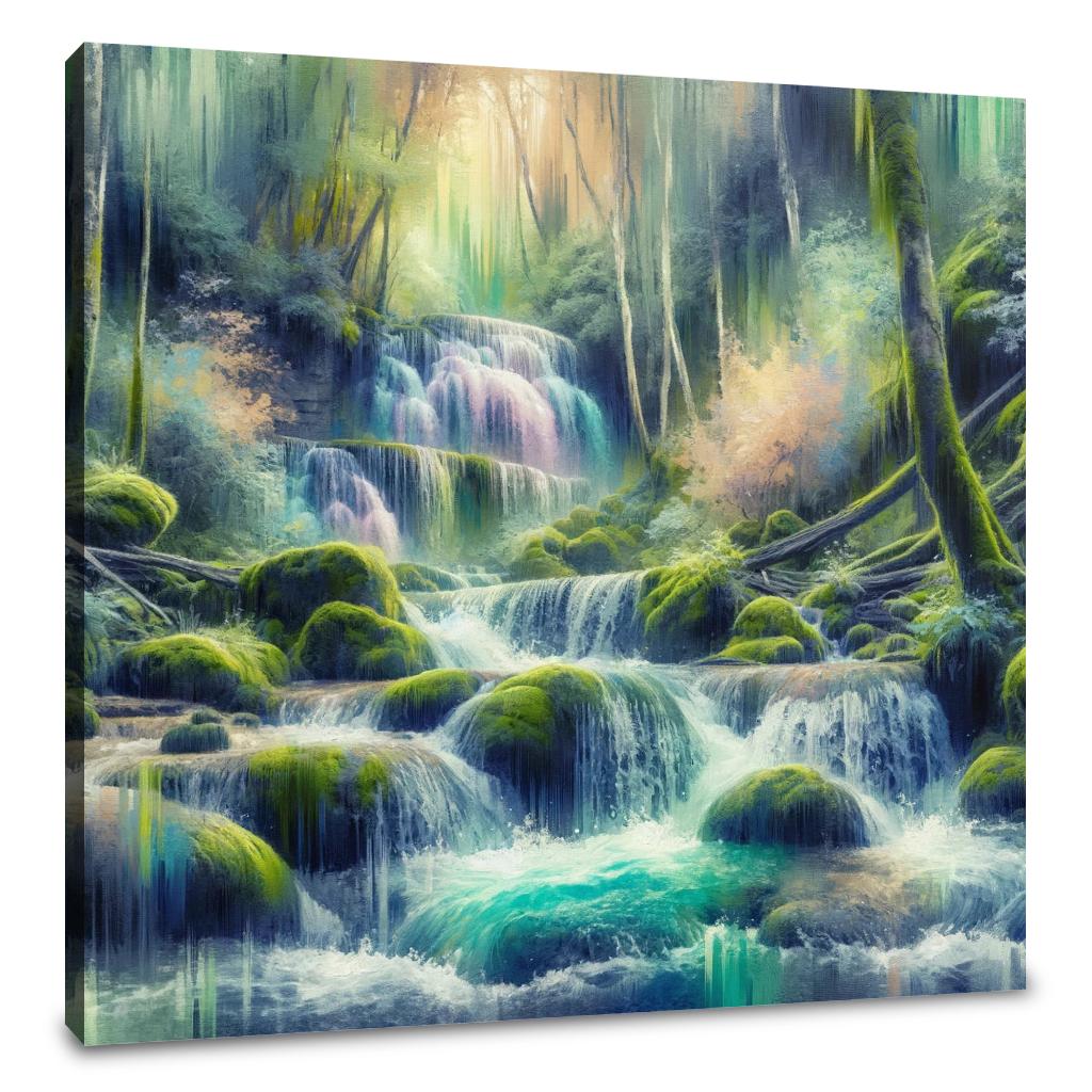Mystical Waterfall Canvas