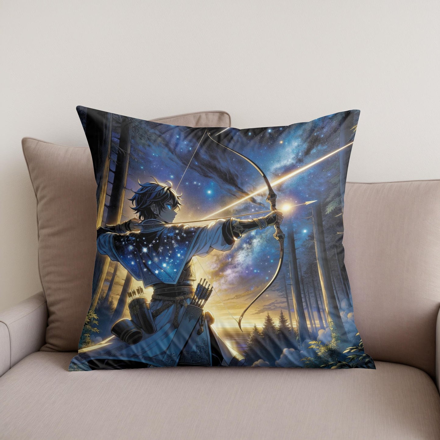 Celestial Archer Cotton Cushion