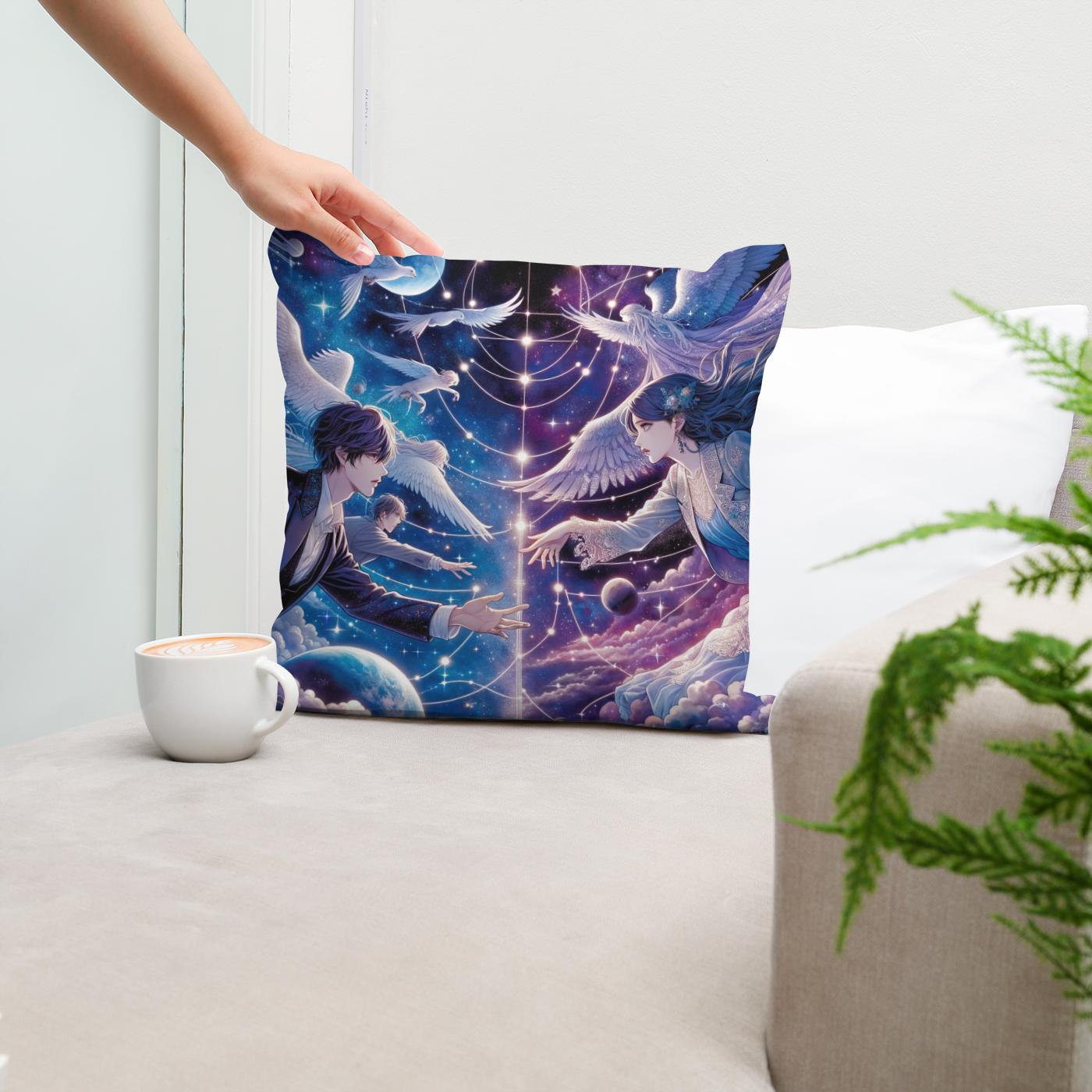 Stellar Love Embrace Cotton Cushion