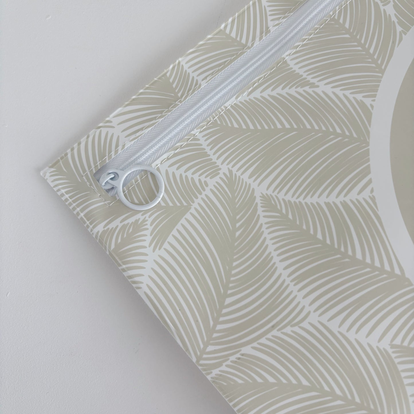 Hospital Bag Organiser Pouches - Unisex Beige Leaf Print
