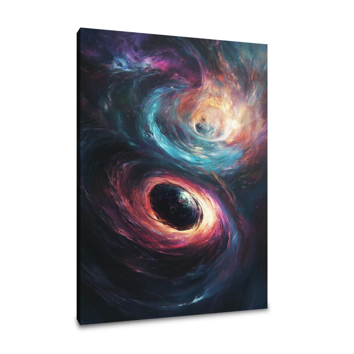 Cosmic Vortex Canvas