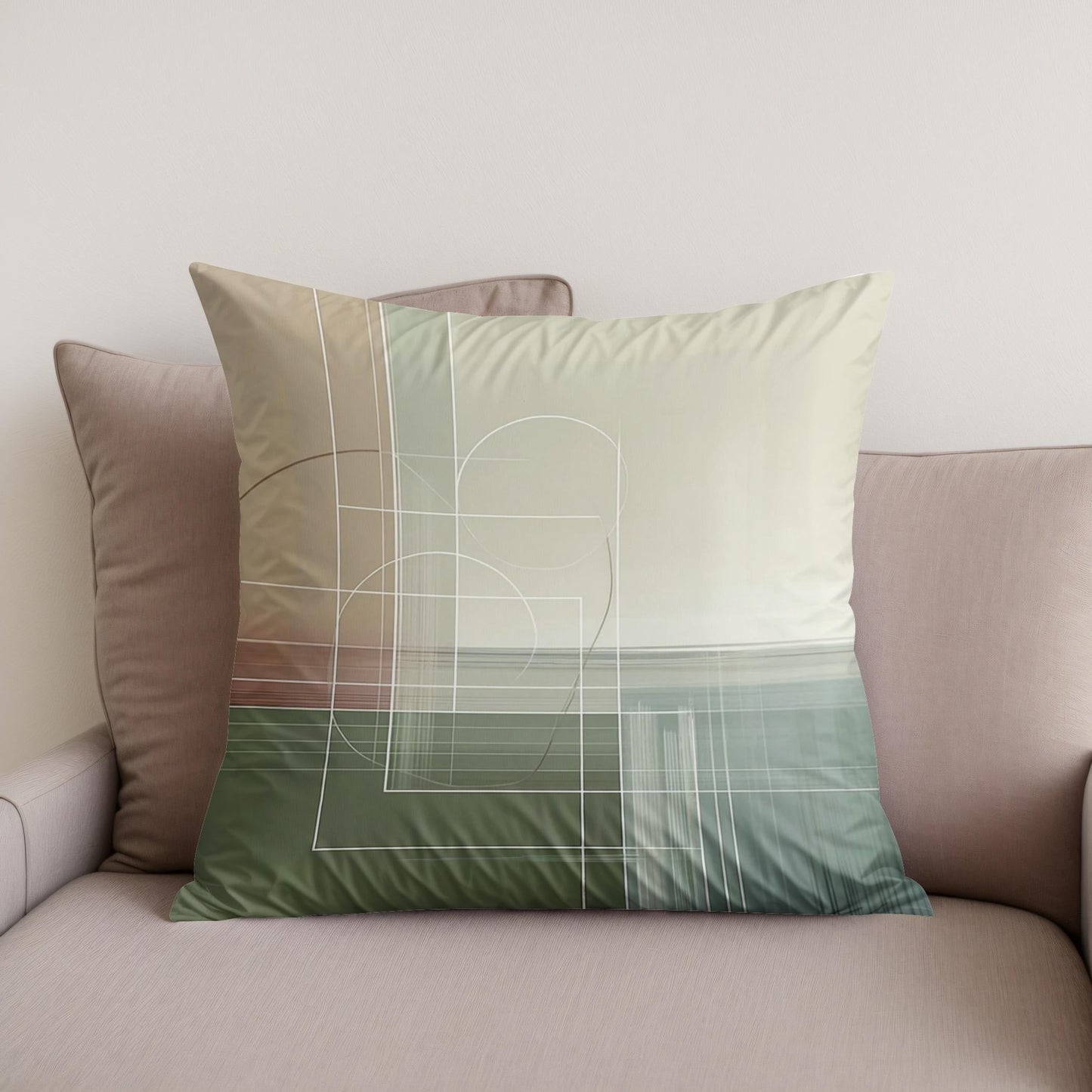 Harmony Lines Cotton Cushion