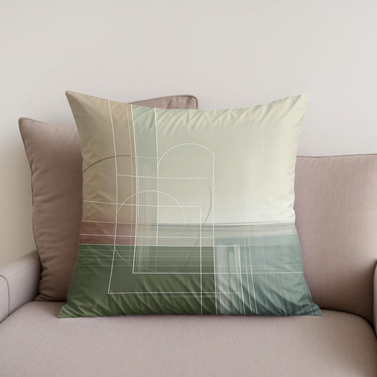 Harmony Lines Cotton Cushion
