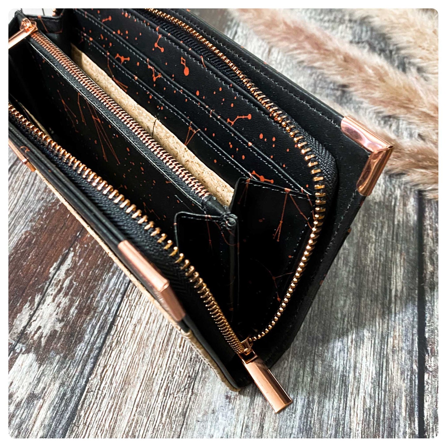 "Zodiac" Astronomy Continental Fab-Purse