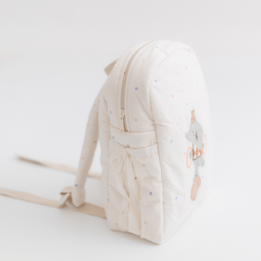 Trunk Show Personalised School Bag, Hand-Embroidered