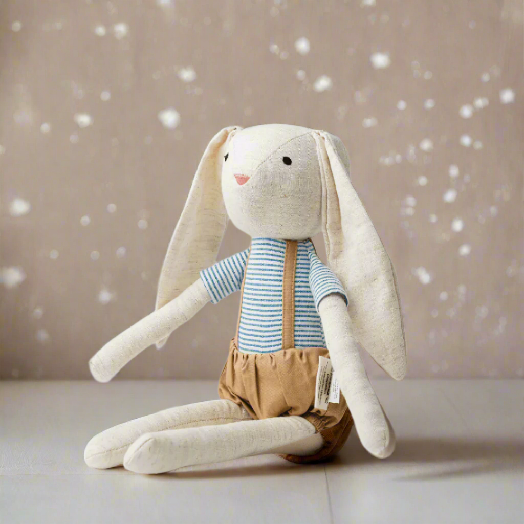 Jojo Bunny | Heirloom Cotton Keepsake Toy