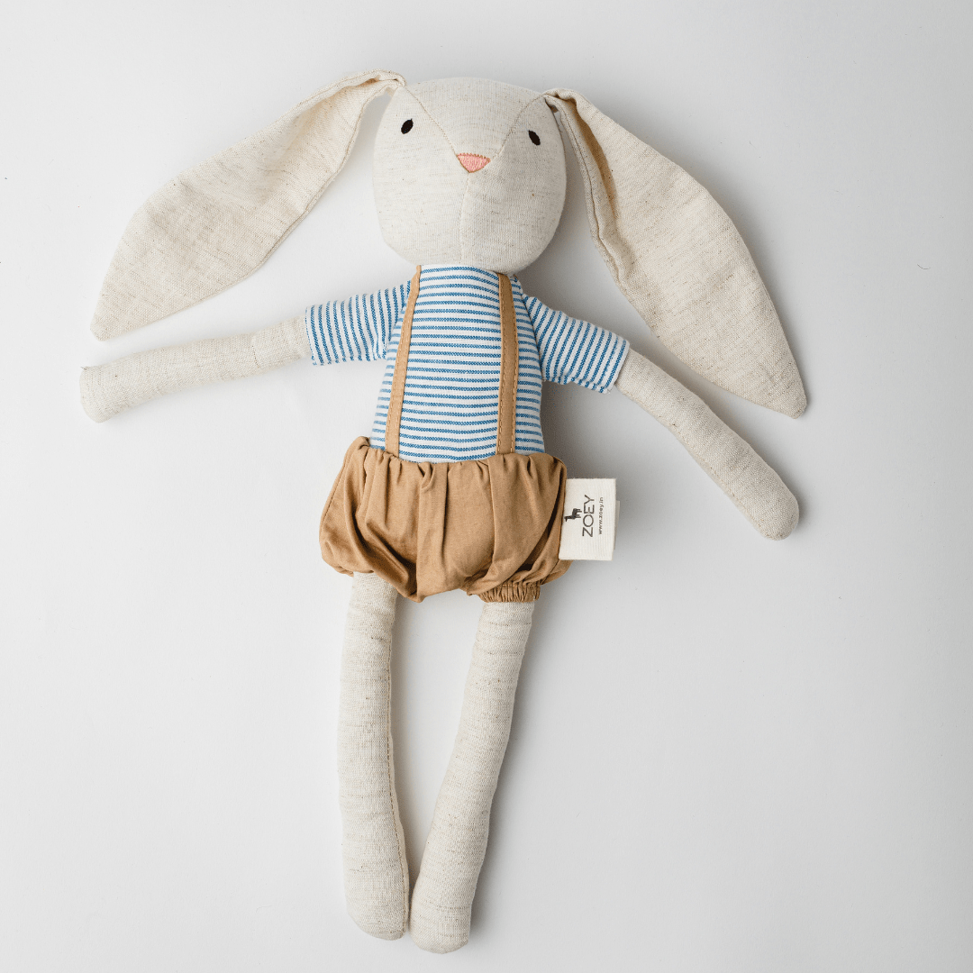 Jojo Bunny | Heirloom Cotton Keepsake Toy