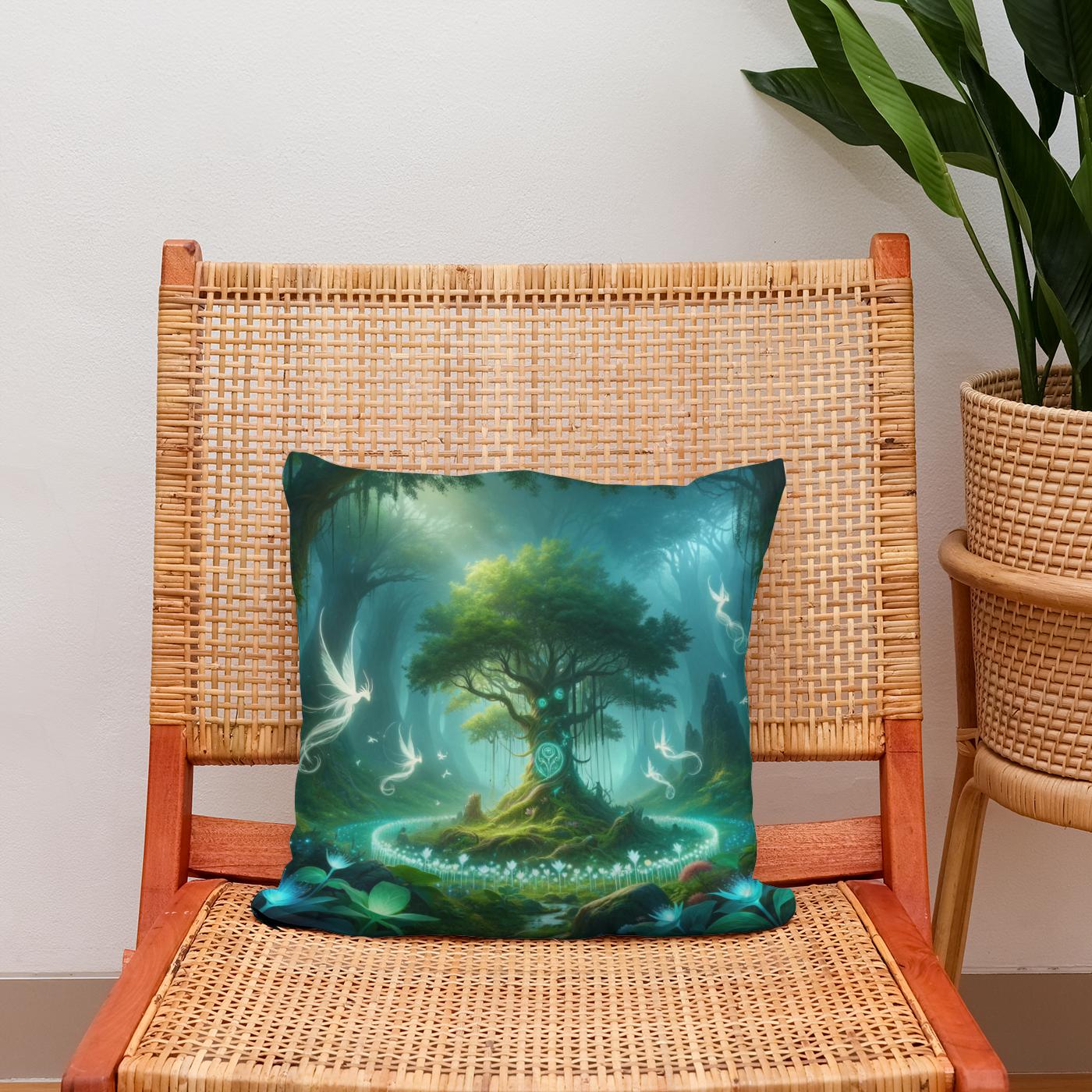 Enchanted Forest Cotton Cushion