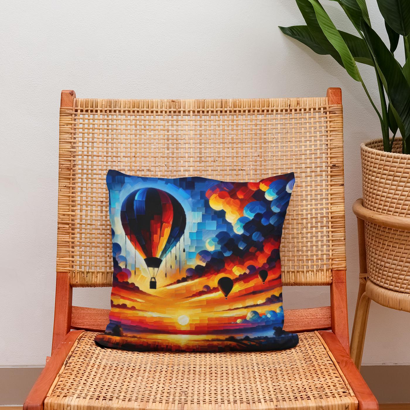 Dusk Contrasts Cotton Cushion
