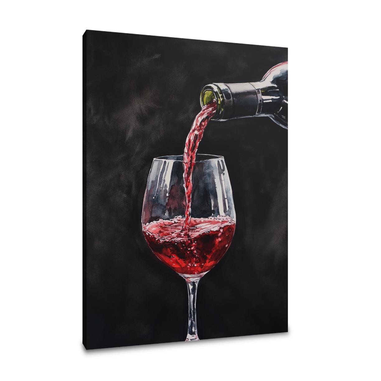 Vintage Pour Canvas