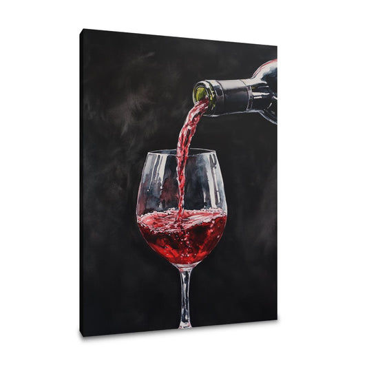 Vintage Pour Canvas