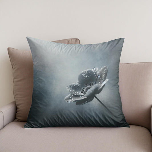 Dew-Kissed Solitude Cotton Cushion