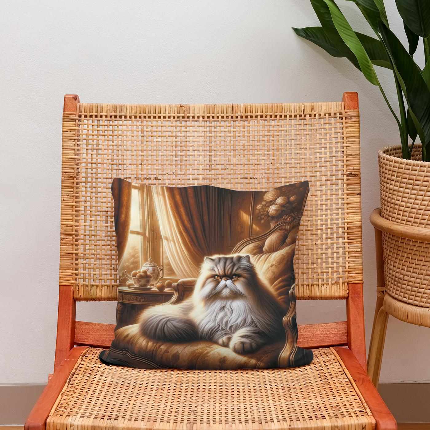 Persian Elegance Cotton Cushion